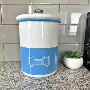 Le Creuset Pet Collection Treat Jar Light Blue